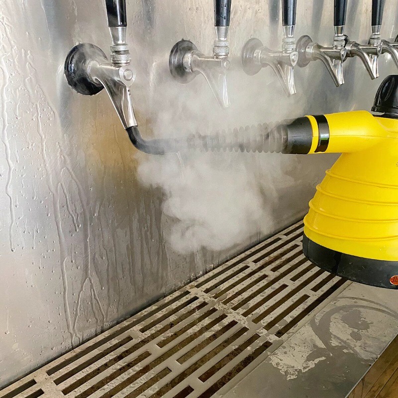 Wine Draft Beer - Zapfanlage für Fassbier, Bierhahn, Wandzapfanlage, Hochtemperatur-Dampfreinigungstopf,