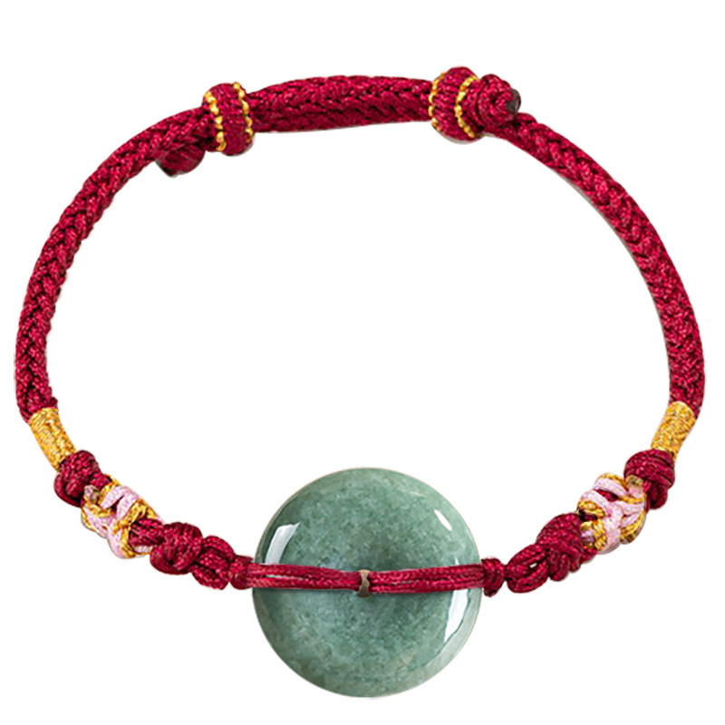 Cocktail Shaker Set - Grünes Myanmar Jadeit Donut Armband Designer