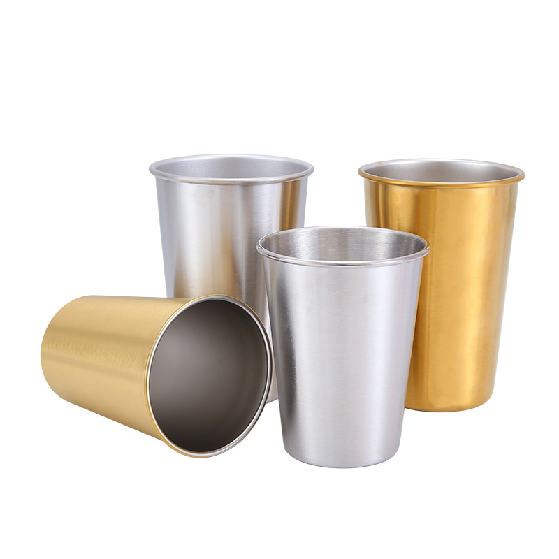 Whisky Beer And Wine - 50 Stück/Lot 304 Edelstahl Metallbecher Whisky-Bierbecher