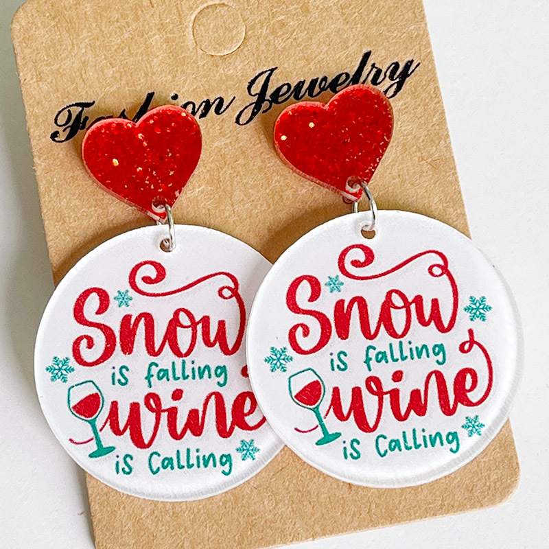 Neue Weihnachts ohrringe Weihn – Wine Beer Hat Bewertung und Preis