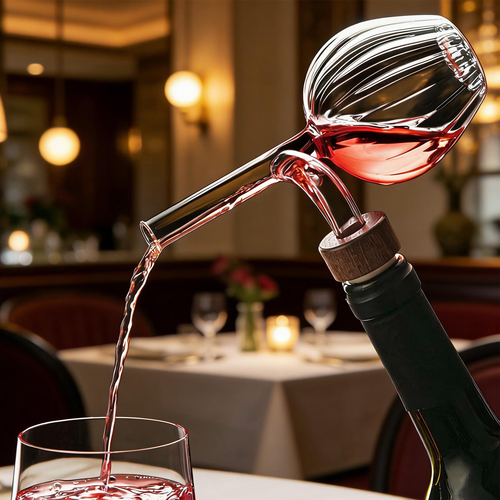 Moderner Transparenter Roter D – Wine Aerator Pour Bewertung und Preis