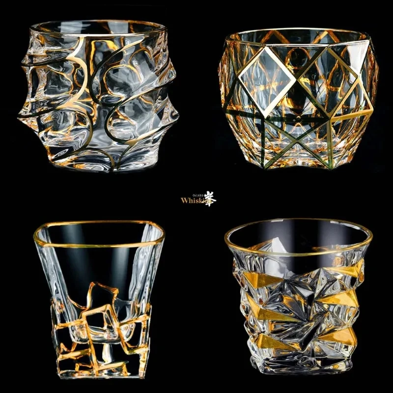 Whiskey-Gläser-Set mit Goldlin – Whisky Beer And Wine Bewertung und Preis