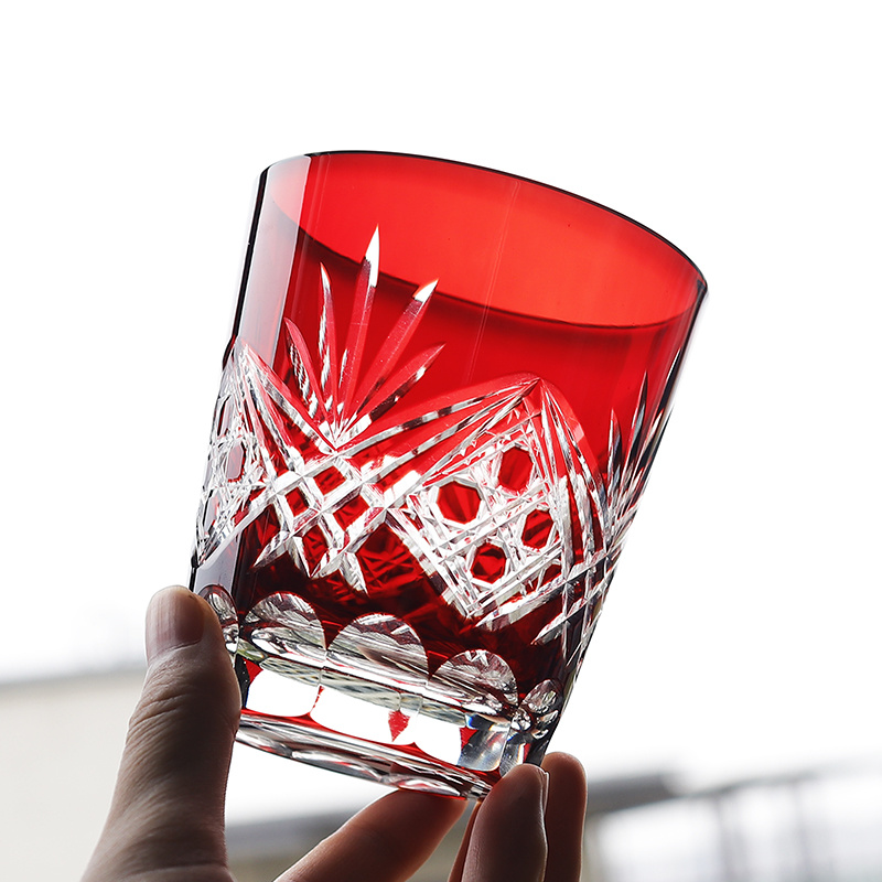 Roter Edo Kristall Whisky Glas – Whisky Beer And Wine Bewertung und Preis